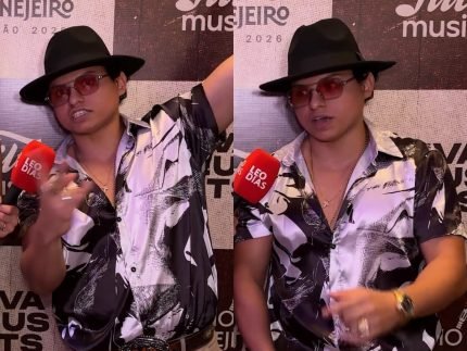Filho do Piseiro brinca sobre farmar aura em Barretos Eu