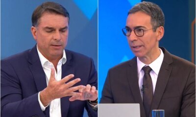 Flavio Bolsonaro cita patrocinio de Vorcaro a Globo e Cesar