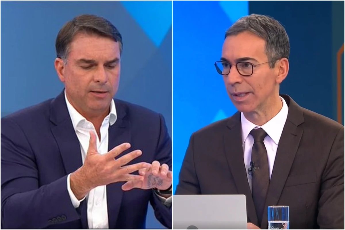 Flavio Bolsonaro cita patrocinio de Vorcaro a Globo e Cesar