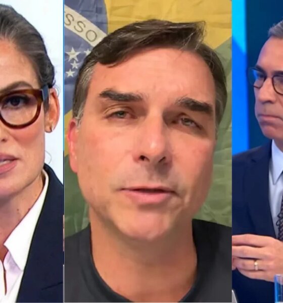 Flavio Bolsonaro ficara frente a frente com Renata e Tralli