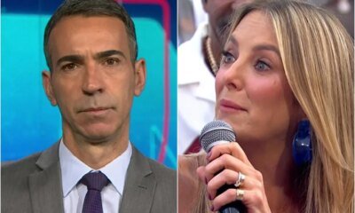 Foi assim que Cesar Tralli reagiu ao ver Ticiane Pinheiro