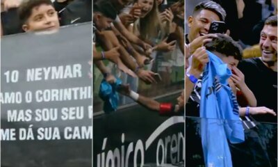 Foi isso que vandalos corintianos fizeram com torcedor mirim que pediu