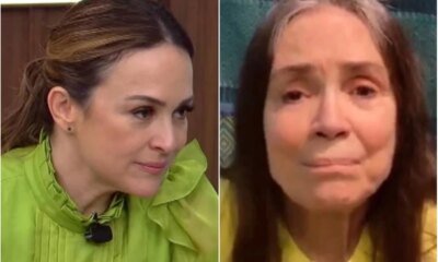 Gabriela Duarte da pito na mae na frente de reporter