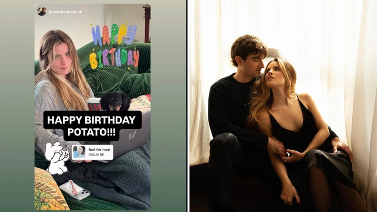 Giulia Be se manifesta apos o marido Conor Kennedy.webp
