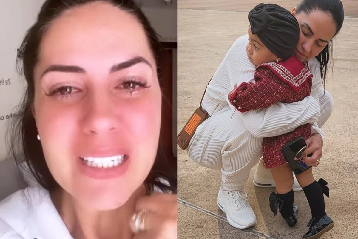Graciele Lacerda faz desabafo sobre a filha com Zeze ‘A