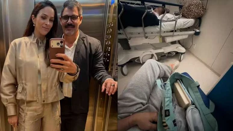 Grave Filha de Juliano Cazarre e internada e esposa.webp