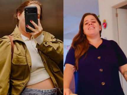 Gravida Tati Machado mostra evolucao da barriga e revela pegadinha