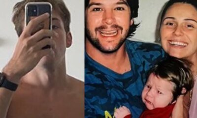Homem seminu e visto ao lado do filho de Giovanna
