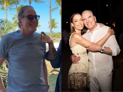 Justus brinca ao curtir festa de renovacao de votos da
