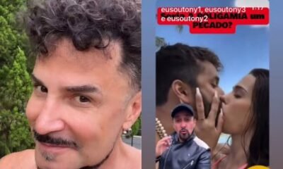 Latino defendeu poligamia horas antes de ex expor video com