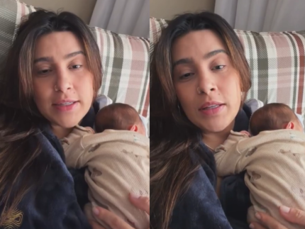 Lauana Prado compartilha nova rotina com filho recem nascido Rotina se