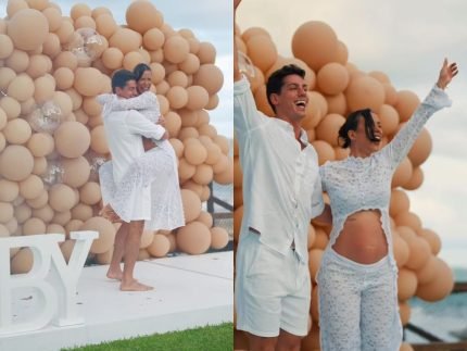 Limaozinho a caminho Gravida do 1o filho Larissa Tomasia faz