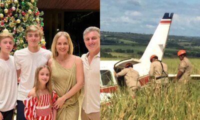 Luciano Huck e Angelica estavam com os filhos a bordo
