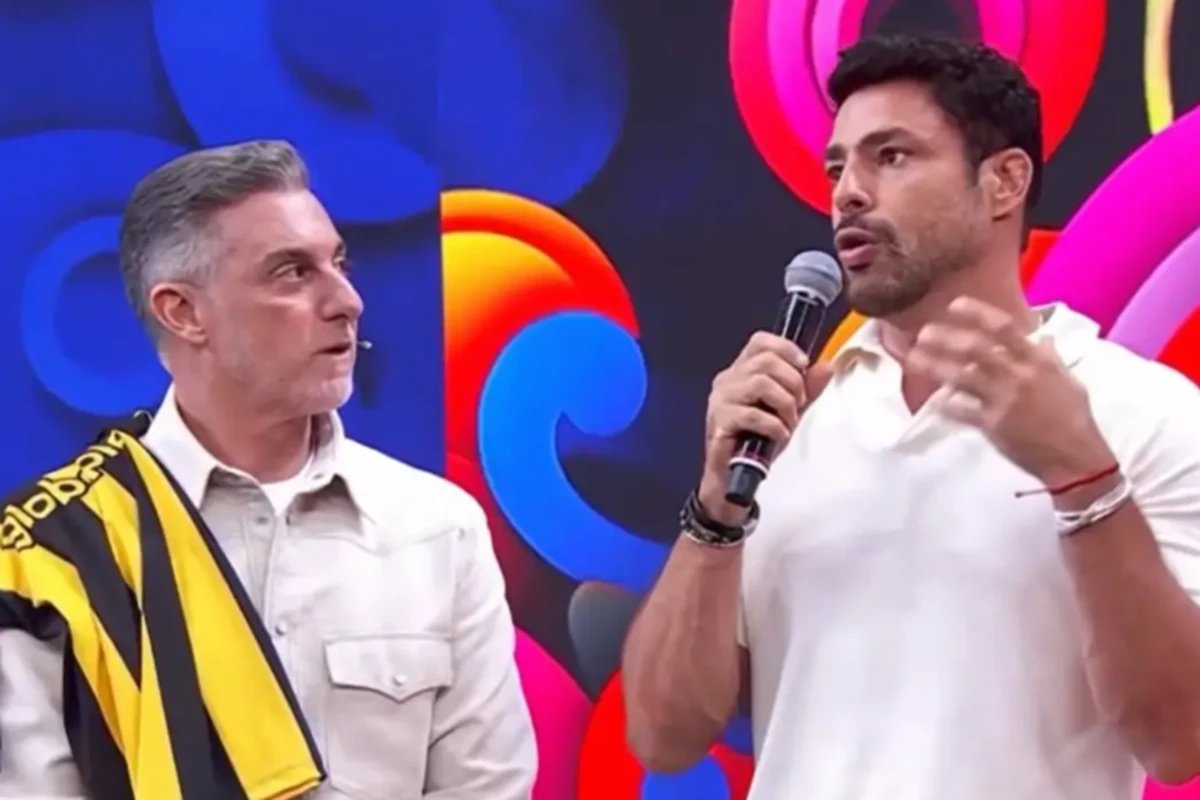 Luciano Huck manda recado na cara de Caua Reymond apos
