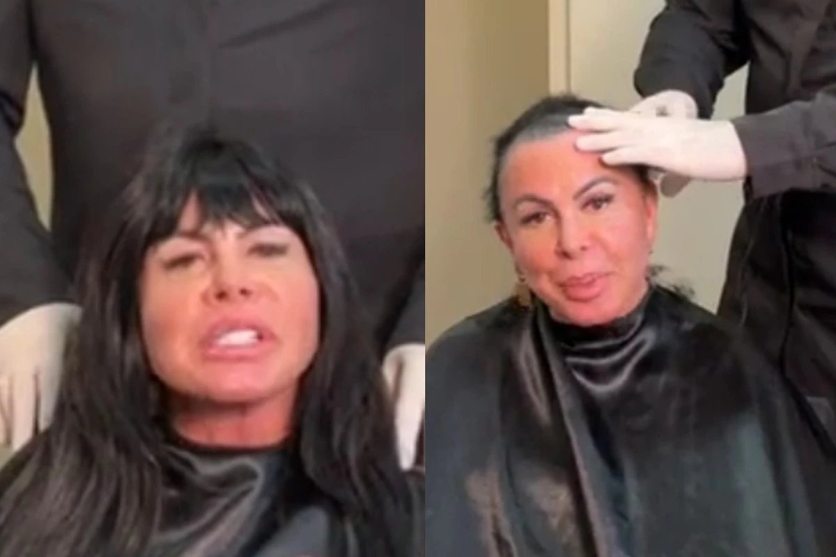 Lutando contra doenca Gretchen raspa a cabeca e se prepara
