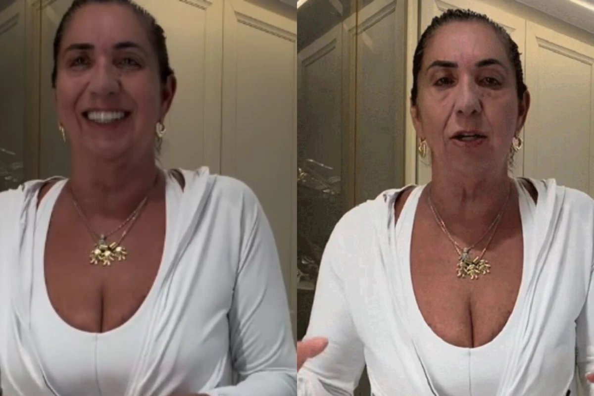 Mae de Virginia aproveita ferias na Bahia de biquini e