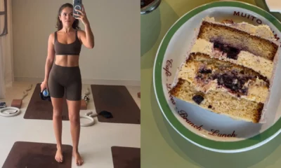 Maisa Silva finaliza treino intenso de pilates com bolo.webp