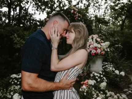 Melhor noite da vida Travis Kelce fala sobre casamento com