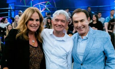 No Altas Horas Amaury Jr e Renata Ceribelli revelam relacao