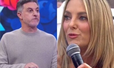 No Domingao Luciano Huck faz comentario inusitado sobre Cesar Tralli