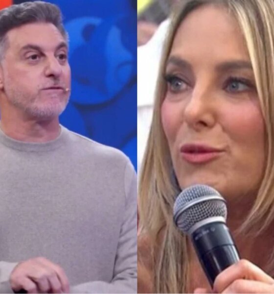 No Domingao Luciano Huck faz comentario inusitado sobre Cesar Tralli