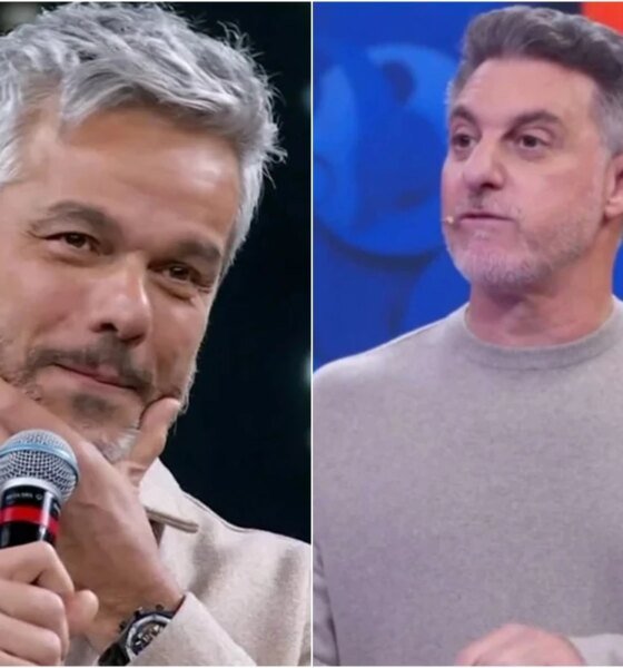 Otaviano Costa surge no palco da Danca dos Famosos e