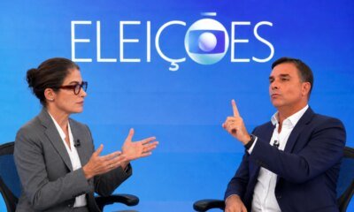 Pressionado sobre dinheiro Flavio Bolsonaro responde a Renata Vasconcellos citando