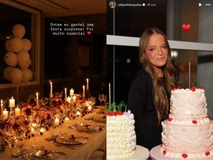 Rafa Justus ganha festa surpresa do pai e da madrasta