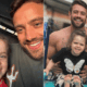 Rafael Cardoso celebra nova fase com os filhos apos reabilitacao