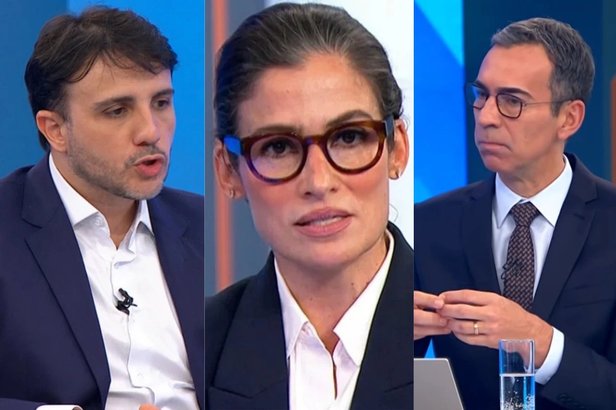 Renan Santos interrompe sabatina e faz pedido inusitado bem na