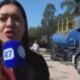 Reporter do Hoje em Dia cai em bueiro aberto ao