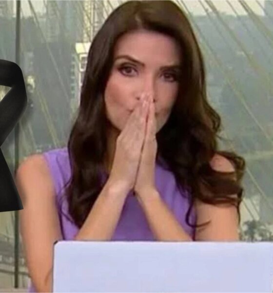 Sabina Simonato e surpreendida ao vivo com anuncio de falecimento