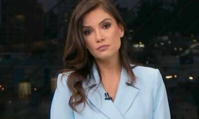 Sabina Simonato segura o choro ao vivo ao noticiar morte