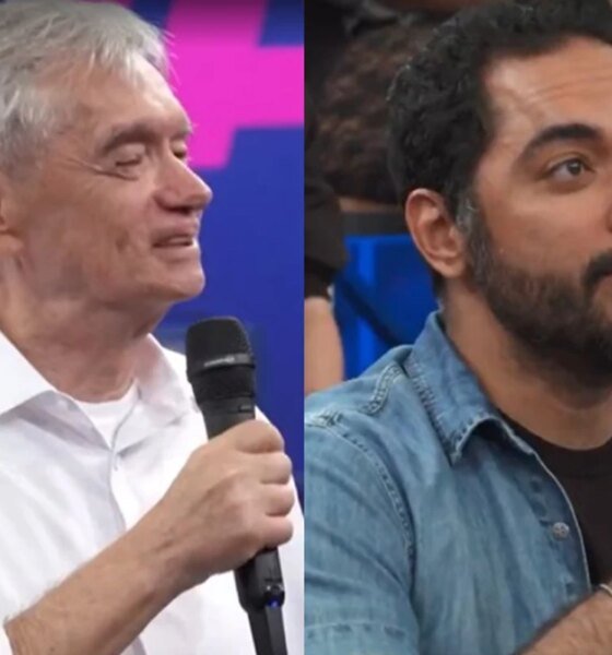 Serginho Groisman deixa Thomas Aquino constrangido na Globo e ator