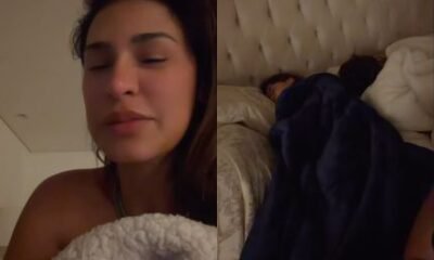 Simone Mendes mostra perrengue apos filhos fugirem para sua cama