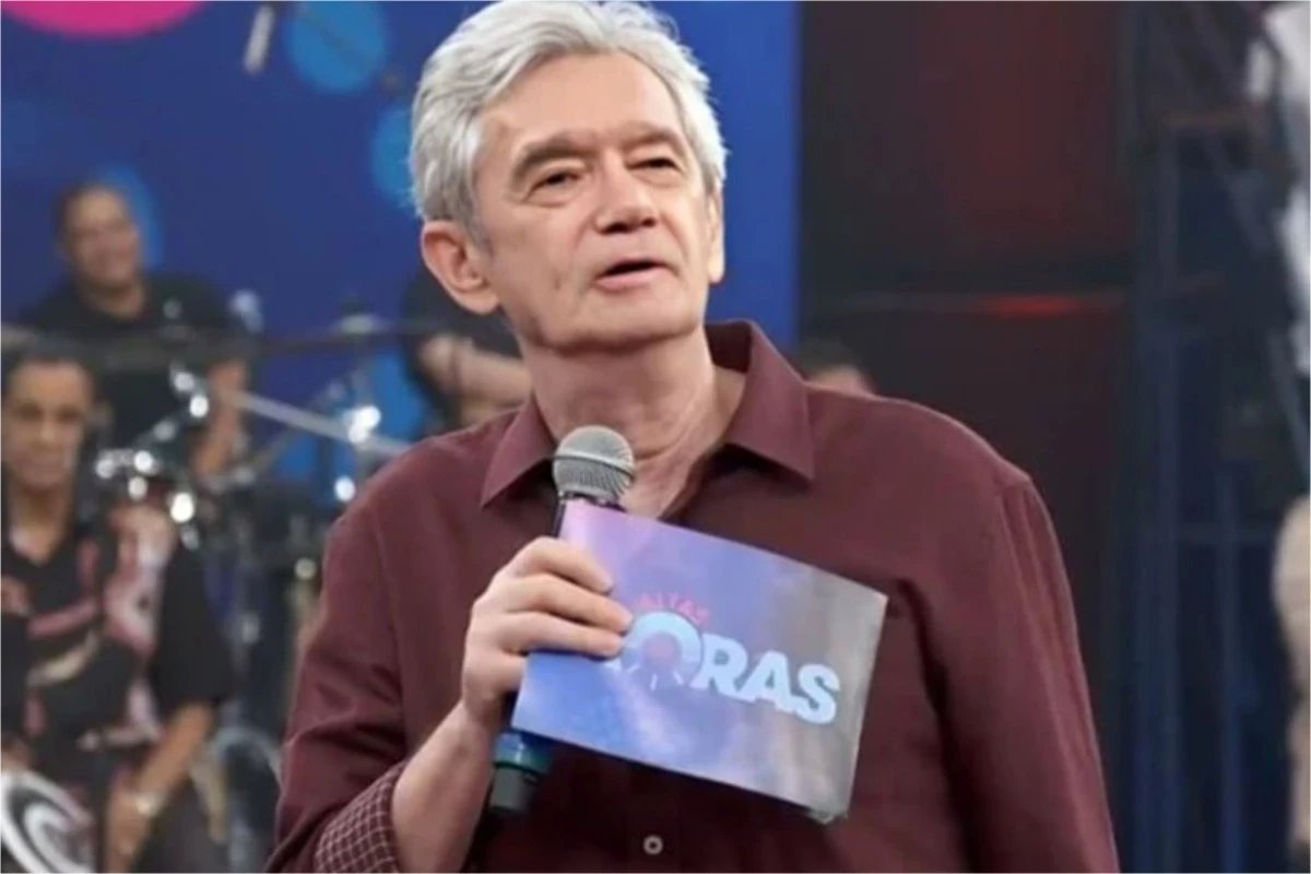 Sob forte comocao Serginho Groisman interrompe o andamento do Altas