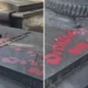 Tumulo de ex presidente da ditadura e vandalizado no Rio.webp