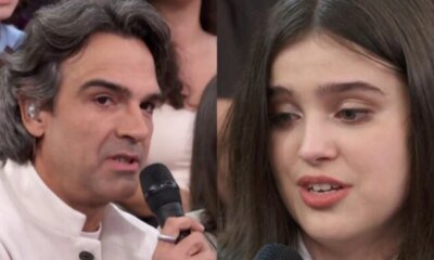Valentina Schmidt faz Tadeu chorar ao vivo com declaracao e