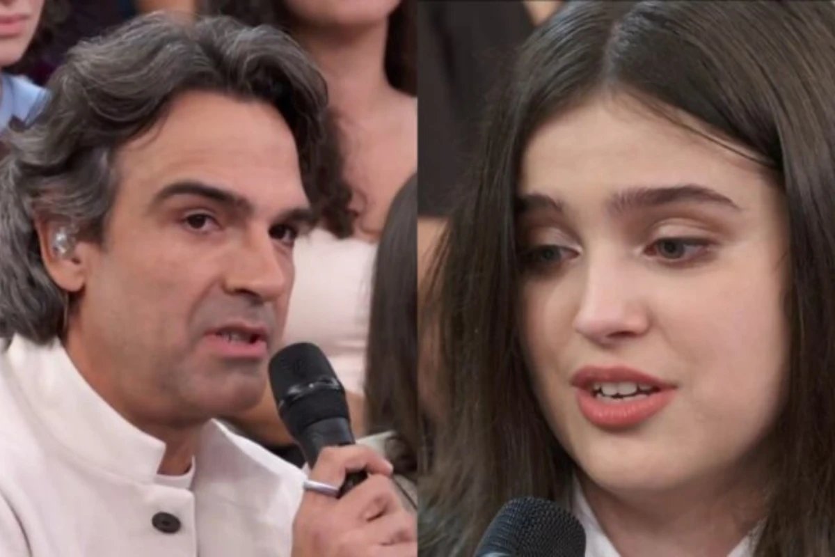 Valentina Schmidt faz Tadeu chorar ao vivo com declaracao e