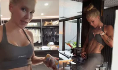 Virginia entrega preocupacao em piercing no umbigo Comecando a.webp