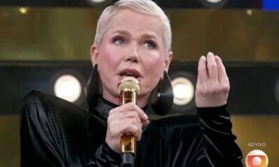 Xuxa desabafa no Domingao apos criticas ao figurino ‘por causa
