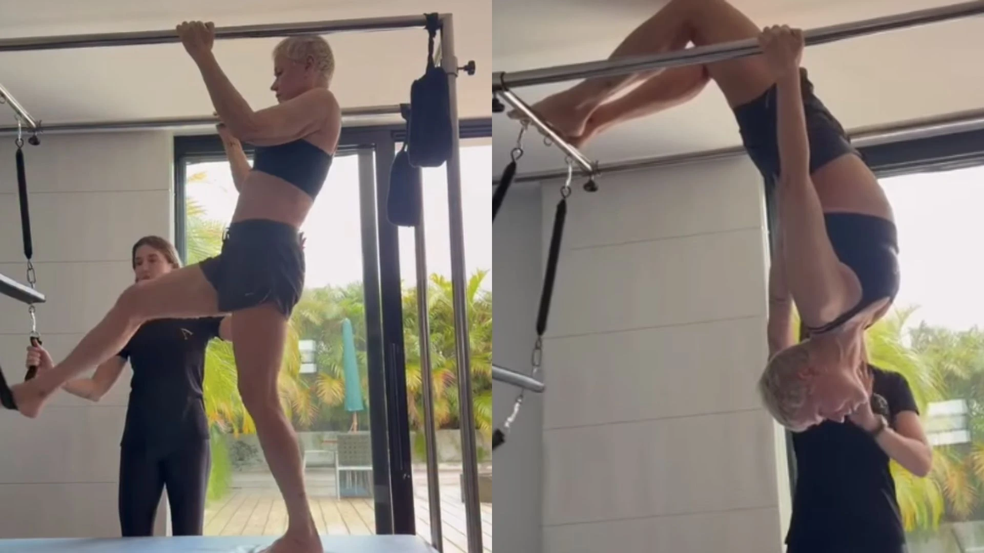 Xuxa mostra elasticidade em aula de pilates e responde.webp