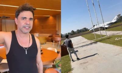 Zeze Di Camargo se presenteia com novo jatinho em.webp