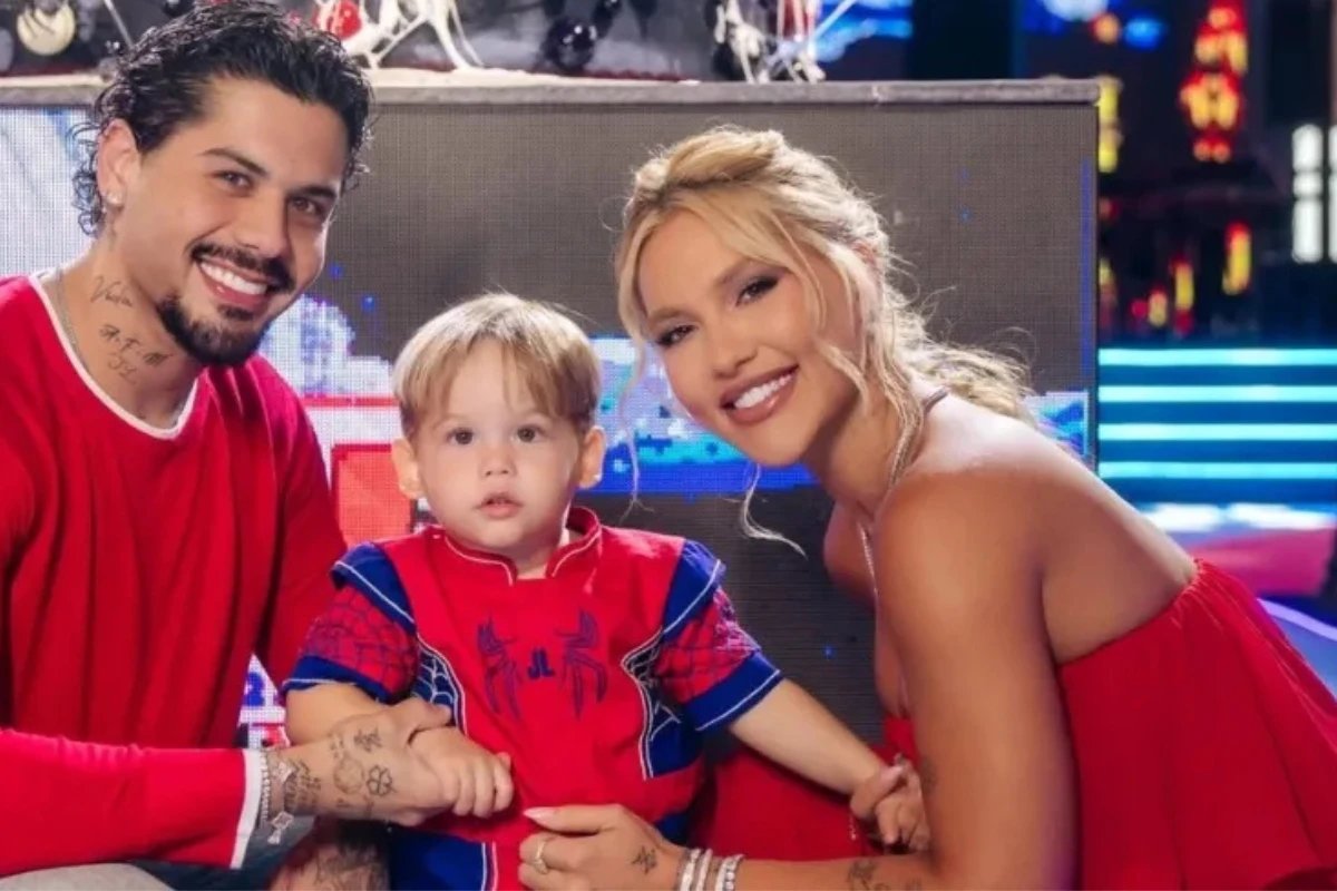 Aniversario de Jose Leonardo reune familia mas chama atencao por