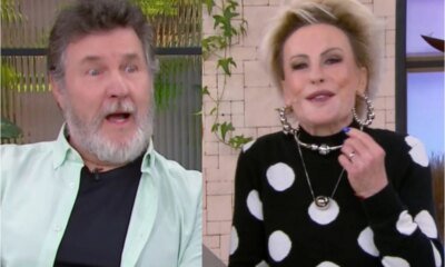 Ao vivo Ana Maria Braga comete gafe ao receber famoso