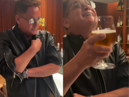 Apos 30 dias sem alcool Leonardo coloca ponto final no