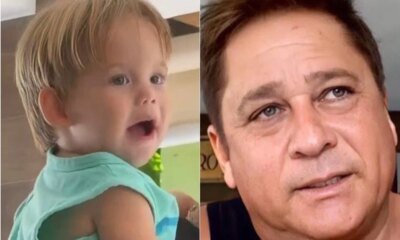 Apos faltar a festa de aniversario do neto Leonardo se