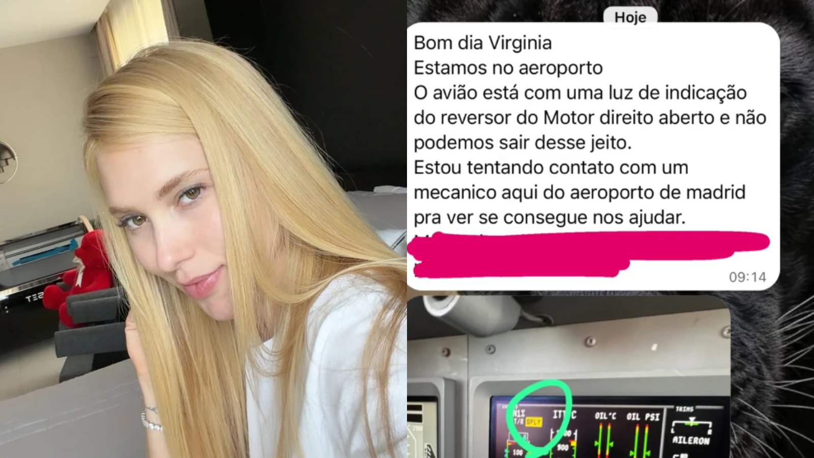 Apos imprevisto com jatinho Virginia aproveita tarde na casa.webp