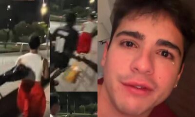 Apos ser atacado no meio da rua ator de Quem