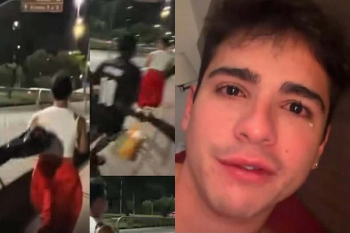 Apos ser atacado no meio da rua ator de Quem